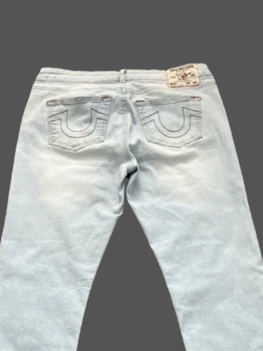 True Religion BECCA Women's Mid-Rise Bootcut Light Wash Blue Jeans - Size 29
